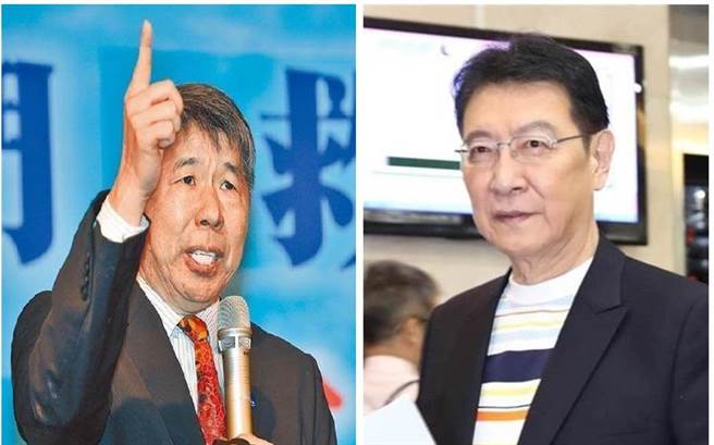 国民党主席候选人 张亚中、资深媒体人 赵少康。(图/合成图，本报资料照)
