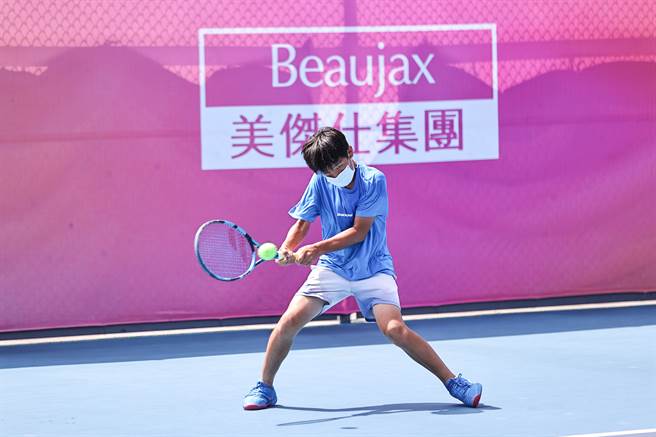 14岁男单头号种子陈冠守无缘单、双打双料冠军。（海硕整合行销提供）