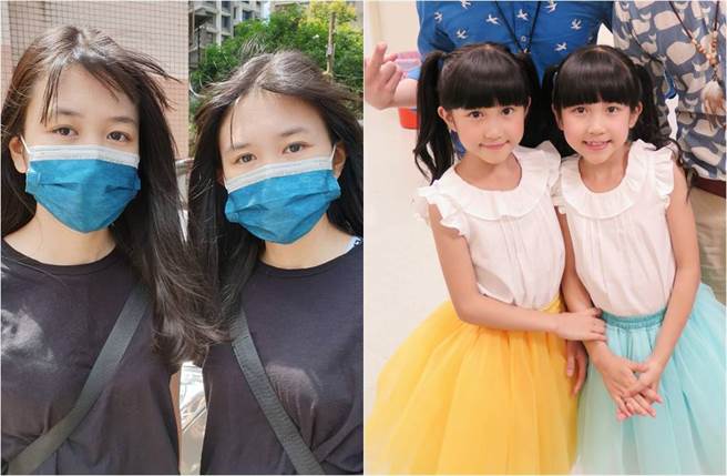 15岁的双胞胎童星「乐乐媃媃」在昨接种BNT第一剂疫苗。（图／取材自双胞胎乐乐媃媃脸书）