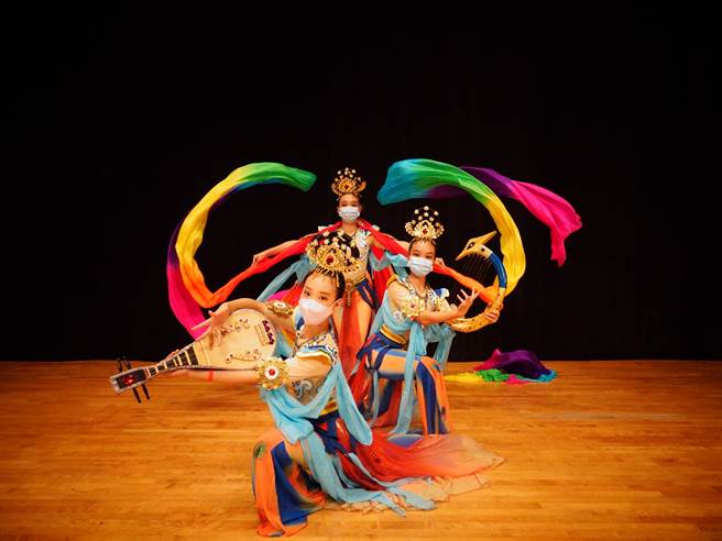 飞天舞集「忆.敦煌」。（葫芦墩文化中心提供／陈淑娥台中传真）