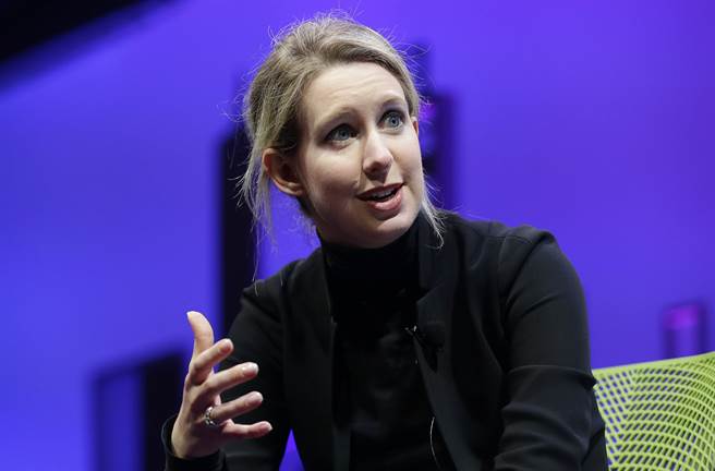 霍姆斯（Elizabeth Holmes）(图／美联社)
