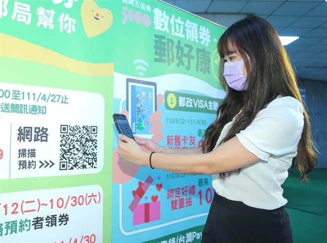邮局五倍券绑定台湾Pay爆出资安争议。（图／报系资料照）