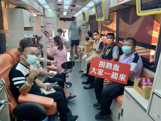 23日台南市後壁區公所在公所前廣場舉辦捐血音樂會。（後壁區公所提供／張毓翎台南傳真）