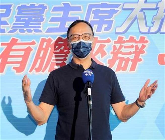 国民党主席候选人朱立伦。（图/资料照，张铠乙摄）
