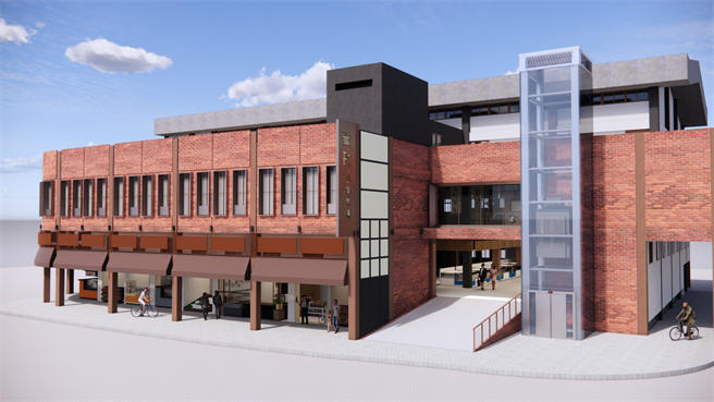 新北市莺歌公有市场目前正在进行改建，计画将2楼重新翻修为美食广场，预计在下月26日启动招商说明会。（市场处提供）