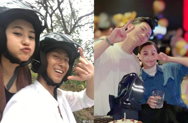 何超莲和窦骁曾一同上节目放闪。（图／翻摄自何超莲Laurinda、窦骁微博）