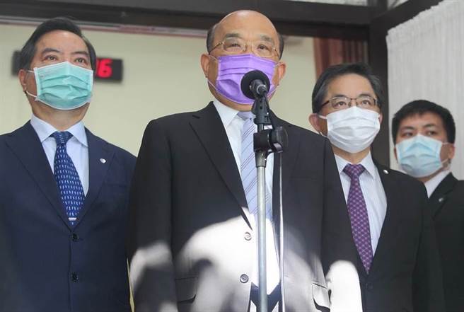 行政院長蘇貞昌。（張鎧乙攝）