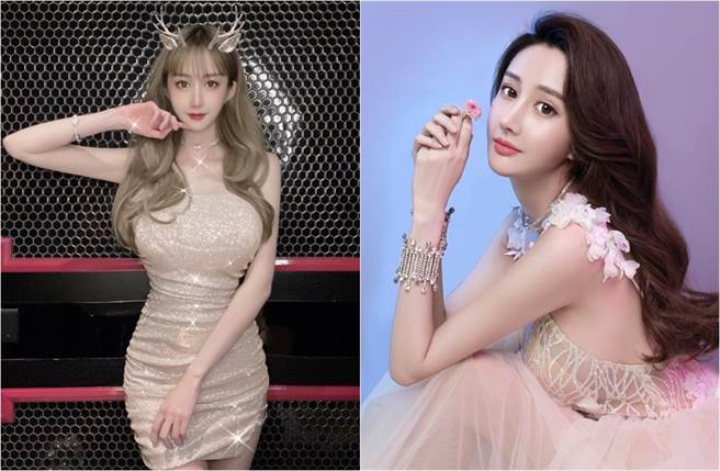 被封为「烂片女王」的文梦洋，因整形转战直播圈，翻红成了「抖音女神」。(取材自文梦洋微博)