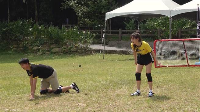 江宏傑痛到哀嚎。（三立提供）