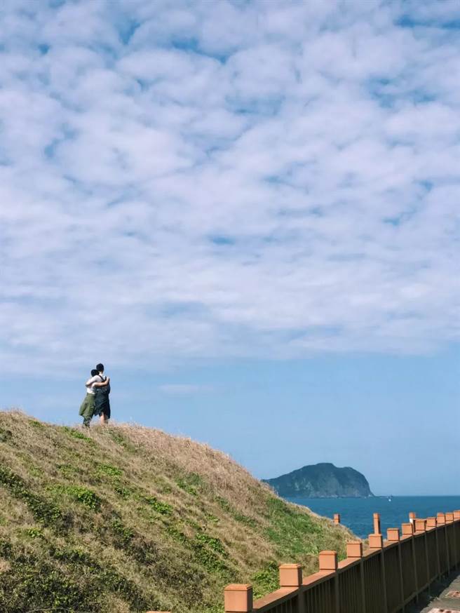 基隆看海。（作者提供）