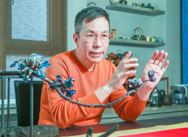陳智權將台灣珠寶品牌AKACHEN一步步推向國際藝術殿堂。（ 粘耿豪攝）
