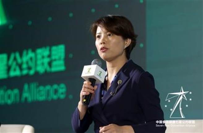 旺旺集團生產研發群總處長曹永梅分享可持續發展等熱點話題。（主辦單位提供）