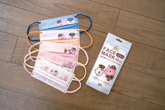 台湾康匠旗下品牌与「台湾高铁×卡娜赫拉的小动物」共同打造超卡哇伊联名口罩惊喜包。图／台湾康匠提供