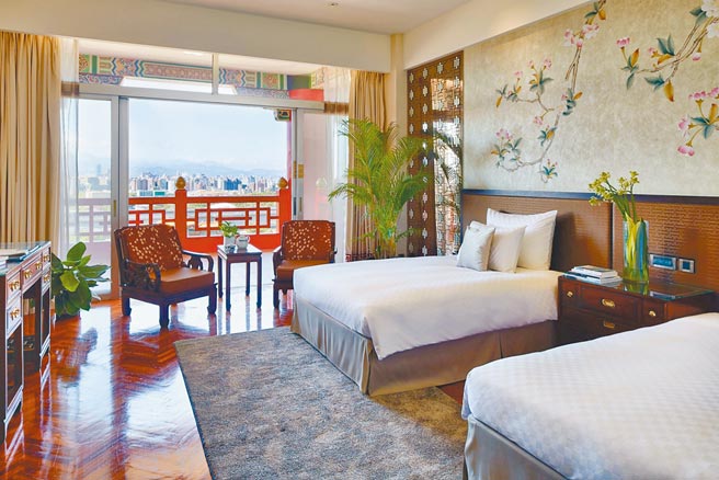 台北圓山大飯店的天際客房。（圓山大飯店提供）