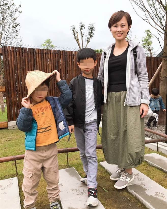 徐湘华育有两个儿子。（图／翻摄自wendyno100 IG）