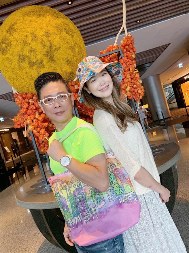  朱正生(左)与姚采颖师生感情不错。(洪秀瑛摄)  