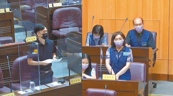 桃園果菜公司罔顧勝訴簽保密條款支付20萬和解金，遭市議員牛煦庭直呼沒道理，更點名法務局沒有替市府的權益把關。（陳夢茹翻攝）