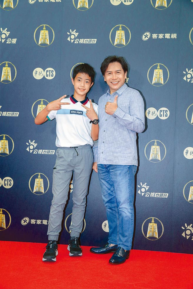 入围男主角的李奕樵（左）昨与许杰辉同框。（罗永铭摄）