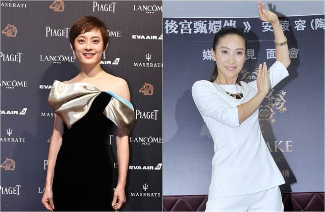 孫儷（圖左）與陶昕然在《後宮甄嬛傳》上演姐妹相殺，不過兩人實際上是情誼深厚的好友。（圖／本報系資料照片）