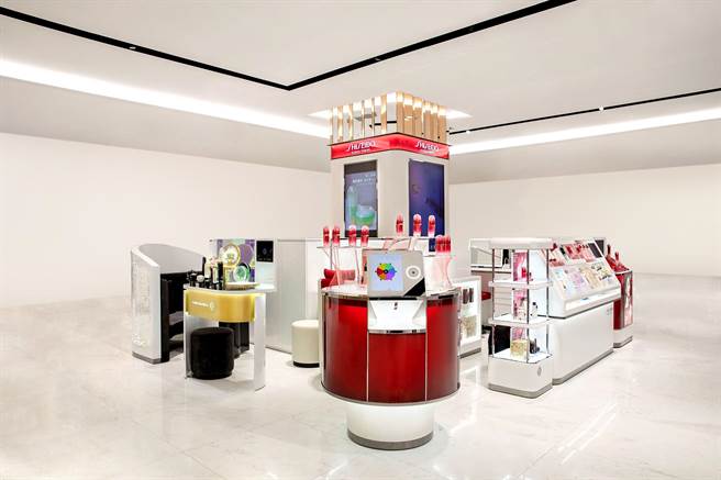 资生堂在SOGO忠孝馆打造「数位日式花园」。（资生堂提供）