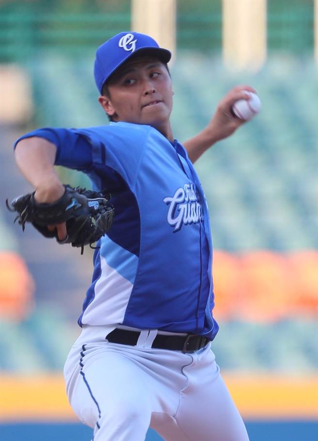 富邦悍将投手陈仕朋。（陈怡诚摄）