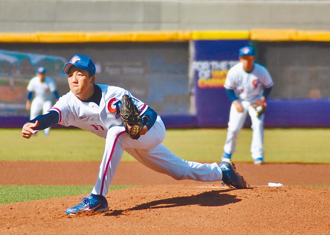 U23中华队投手陈宇宏面对捷克队，主投6局仅失1分夺下国际赛个人首胜。（撷取自WBSC官网）