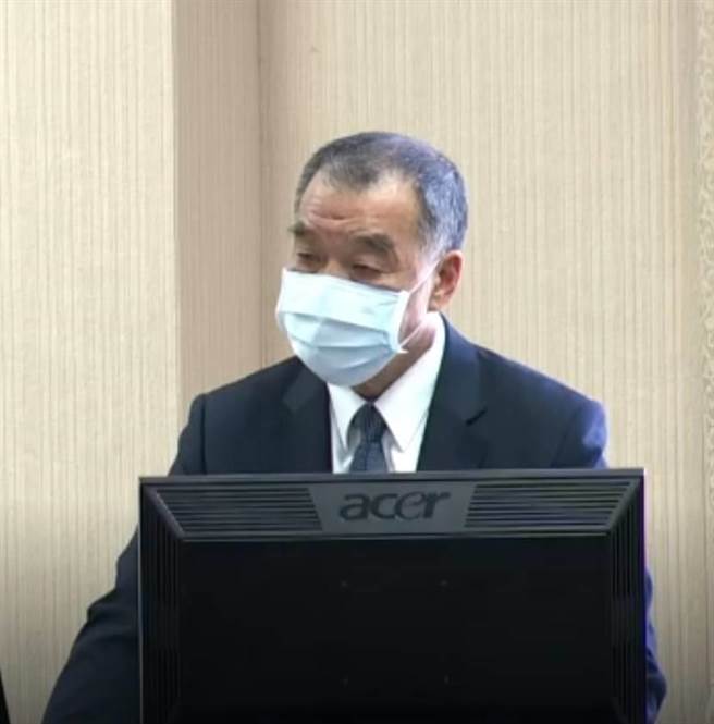 国防部长邱国正上午赴立法院国防委员会进行施政报告。（ 摘自立法院）