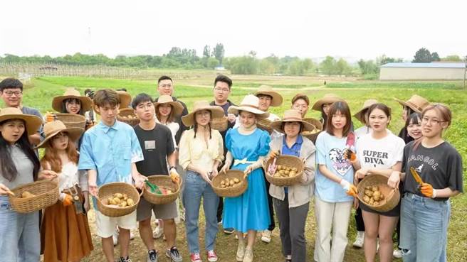 武汉的黄陂曲成立(旭清回乡生态农业园)是当地臺湾青年交流基地也是着名网红打卡景点。(图/主办单位提供)