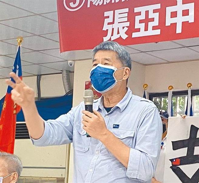 孙文学校校长 张亚中参选国民党主席落败。（图/本报资料照，陈育贤 摄）
