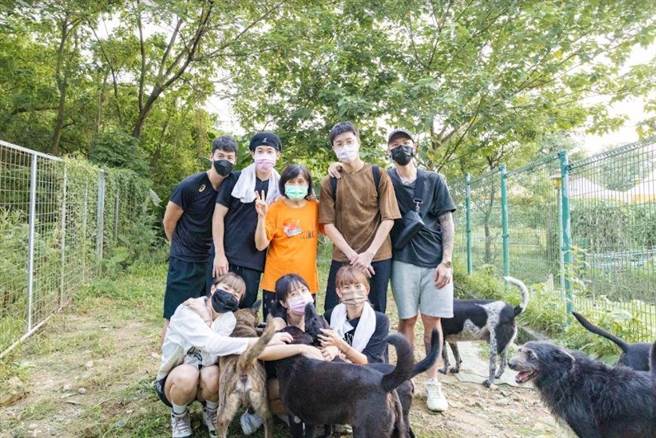 所有人陪伴大元到流浪动物之家当志工。（好看娱乐提供）