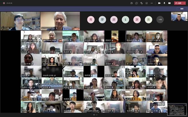 陽明交通大學博雅書苑開設的「開門見山」通識課程，吸引了近200位學生選修。（陽明交大提供／陳育賢新竹傳真）