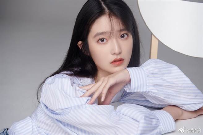 柴蔚仙气十足。(图/翻摄自柴蔚微博)