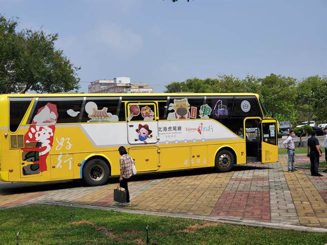 台湾好行採游轮式列车经营。（周丽兰摄）