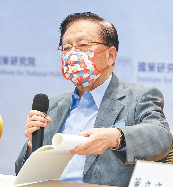 国策研究院长田弘茂。（陈俊吉摄）