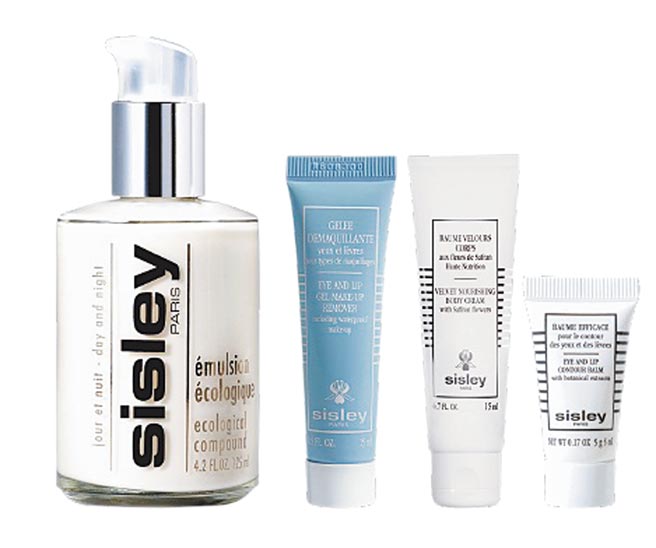 比漾廣場Sisley全能乳液經典瓶特惠組，價值8556元、特價6480元。（比漾廣場提供）