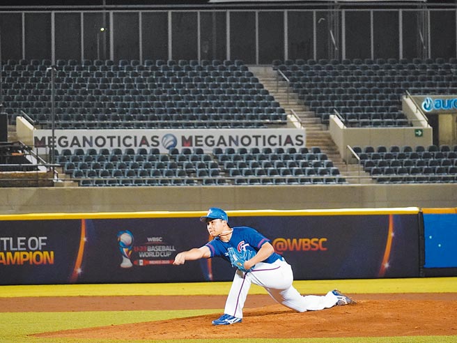 中華隊先發投手林亭佑。（中華棒協提供）