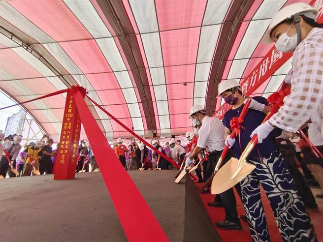 ９月29日不僅是瑪喜樂基金會成立十周年，也是創辦人美國籍瑪喜樂女士107歲冥誕，因此在這個時刻辦理動土儀式格外有意義。(瑪喜樂基金會提供／吳建輝彰化傳真)