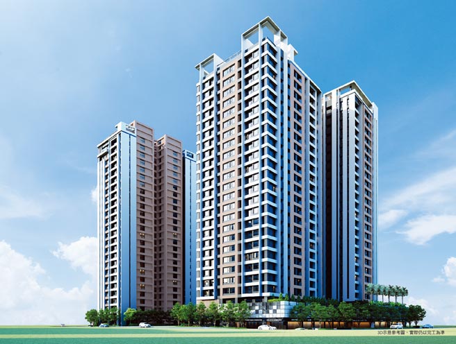 新美齐携手大陆工程，瞄准板桥双轴三广场愿景工程，于府中站推出「新美齐画世代」，中秋开盘创热销。图／业者提供