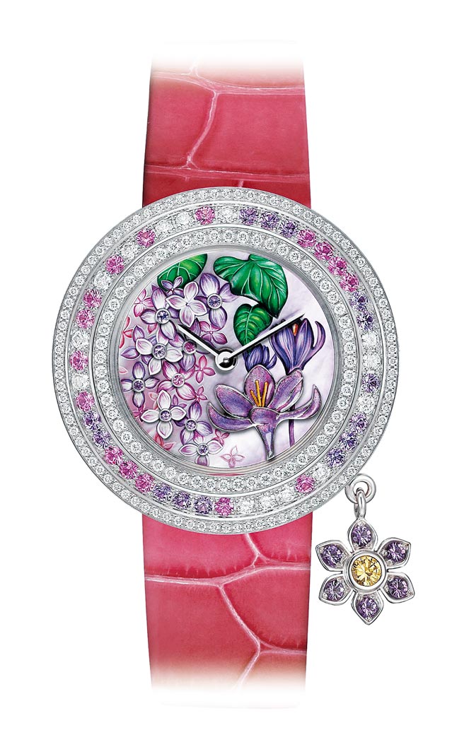 梵克雅寶Charms Extraordinaire Desir腕表，205萬元。（梵克雅寶提供）