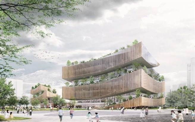 桃园市立图书总馆「生命树」总经费高达31.5亿。（文化局提供／蔡依珍桃园传真）