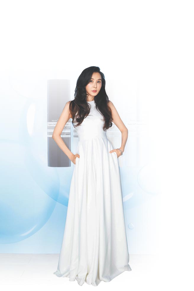 萧蔷昨亮丽出席保养品活动。（aquaEveryday提供）