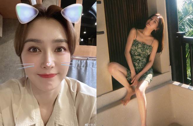 秦岚甜美又身材性感。（图／翻摄自秦岚微博）