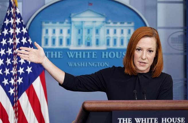 白宫发言人莎琪（Jen Psaki）表示，本周取得了很大进展，比以往任何时候都更接近达成协议。(图／路透社)