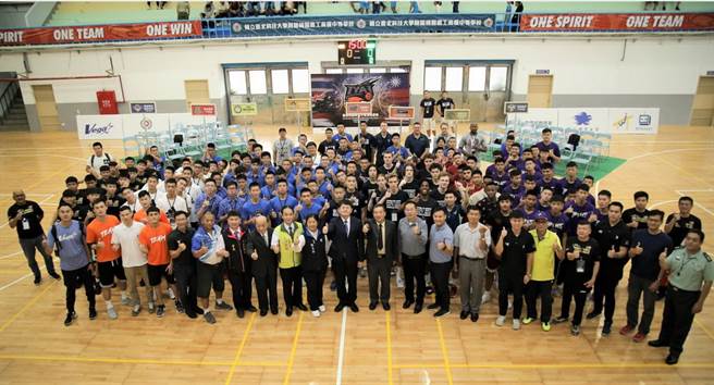 桃园市篮球基层培训站区域对抗赛将于6日在北科附工开打。(北科附工提供、照片为2019年疫情前比赛拍摄)