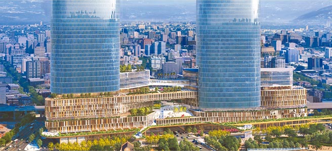 台北雙星大樓多功能公益空間，包含國門客廳、城市舞台、展覽廳等空間。（本報資料照片）