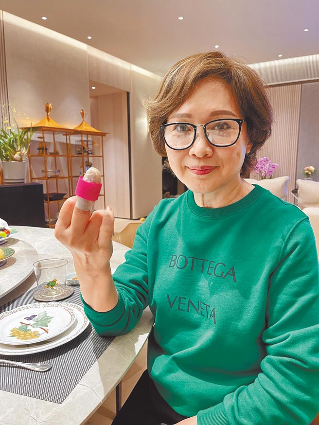 林青霞朋友荣雪兰。（林青霞摄）