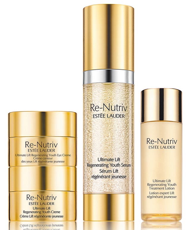 比漾广场雅诗兰黛白金级极萃赋活花秘精萃组，价值1万6840元、特价1万800元。（比漾广场提供）