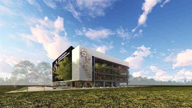 桃园市杨梅体育园区进度39％，最快明年8月底完工、后年初启用，图为完工示意图。（桃园市政府提供／陈梦茹桃园传真）