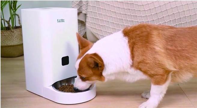 虾皮购物的Peile沛乐宠物智能喂食器，原价5999元，优惠价4288元，10月4日到22日期间买就送Petmii智能饮水机。（虾皮购物提供）
