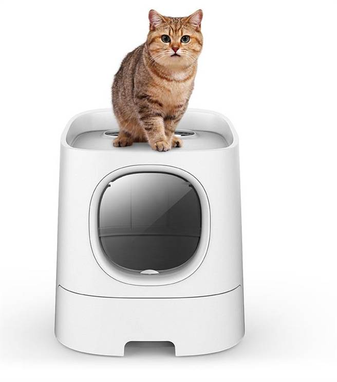 PChome 24h购物的HomeRun霍曼头等舱全罩式猫便盆，原价3200元，10月6日前特价2099元。（PChome 24h购物提供）